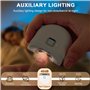 Focenat Coupe Ongle Electrique, Coupe-Ongles Automatique, Rechargeable USB, Lime a Ongle Electrique avec Lumière LED et Rangemen