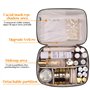 Trousse de Maquillage Femme Grande Capacité – Sac Cosmétique Portable – Vanity de Makeup de Voyage avec Compartiments et poignée
