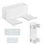 Support Seche Cheveux, Porte Seche Cheveux Mural, Support pour fer à Friser, Porte Sèche Cheveuxs Sans Perçage avec Trou de Doui