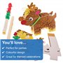 Baker Ross FX644 Kit Pinata Renne - 1 Kit, Kit de bricolage Pinata de Noël pour les enfants
