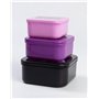 noir et violet | 3 boîtes de rangement Creepateria | Ghou