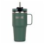 Verre avec Paille Regatta Thermo Insulated Mug 600 ml Vert Acier inoxydable