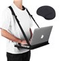 Harnais pour Ordinateur Portable - Bureau Mobile d’Ordinateur - Compatible avec la Plupart des Tailles d’Ordinateurs Portables(j