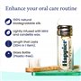 Happier Fil dentaire sans plastique biodégradable avec menthe claire et cire de candelila pour une saveur fraîche et une sensati