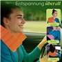 Grand oreiller en noyaux de cerises – Coussin chauffant pour micro-ondes (coussin chauffant) – Long oreiller de relaxation – Pie