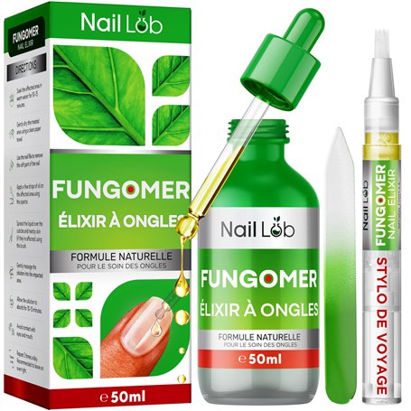 NAIL LAB Traitement Fongique Premium pour Ongles de Pied Extra Fort - 50ml - Contient de l'Huile d'Arbre à Thé