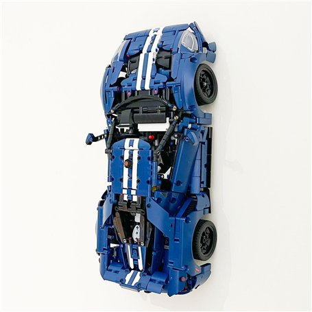 3Dudes & Dad Support mural compatible avec LEGO® Technic Ford GT – Crochet de rangement conçu sur mesure pour l'ensemble 42154 –