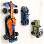 3Dudes & Dad Support mural compatible avec LEGO® Technic Ford GT – Crochet de rangement conçu sur mesure pour l'ensemble 42154 –