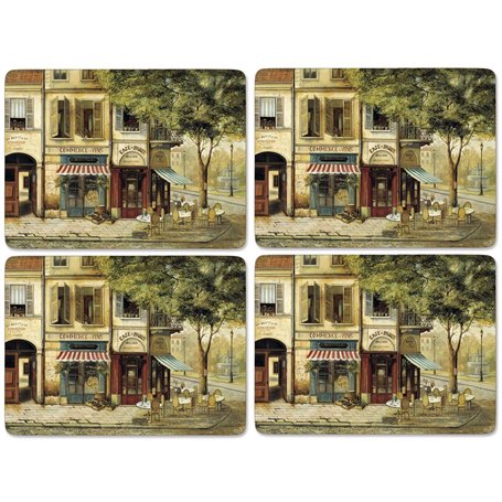 Pimpernel 63 3423S Boite 4 Sets de Table Parisian Scènes