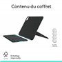 Logitech Flip Folio, étui Clavier pour iPad Pro 11 Pouces (M4) & iPad Air 11 Pouces (M2 & M3)(5th Gen - 2024) - étui Clavier Blu