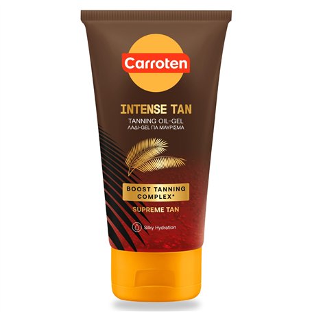 Carroten Tanning Oil Gel Intensive 150ml - Accelerateur de Bronzage - Huile de Bronzage - Activateur de Bronzage - avec Cocohuil