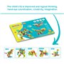 Lot de 189 jouets de construction STEM - créatifs - Construire des jouets éducatifs - Blocs d'ingénierie à partir de 5 6 7 8 9 1