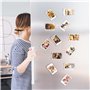 Winter Shore Cadre Photo Magnetique Frigo en Acrylique (Lot de 10) - Magnet Personnalisable Double Face 6 x 9 cm - Cadre Magneti
