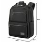 Samsonite OpenRoad 2.0 - sac à dos pour ordinateur portable extensible 17,3 pouces, 46 cm, 29,5/34 L, noir (noir)