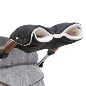 Diaoprotect Chauffe Mains pour Poussette, Gants de Poussette, Manchon avec Intérieur en Polaire, Respirant, Imperméable, Coupe-v Diaoprotect Chauffe Mains pour Poussette
