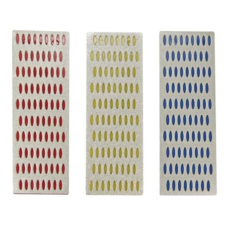 Toolland Ensemble de pierres à affûter en diamant