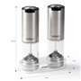 DOMO DO3102 Moulin à sel et à poivre rechargeable