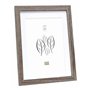 DEKNUDT FRAMES Cadre photo avec passe-partout pour 1 photo - Bois MDF - pour accrocher ou poser -S66K (Bois gris