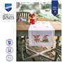 VERVACO Kit Point De Croix Pré-Imprimé Chemin De Table GNOME ET RENNE Broderie Kit Complet Adulte Loisir Créatif Maison Decorati