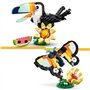 LEGO Creator 3-en-1 31173 Animaux Sauvages : le Toucan Tropical - Jeu des 7 ans