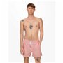 Maillot de bain homme Only & Sons Onsted Stripe Seersucker Rose