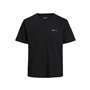 T-shirt à manches courtes homme Jack & Jones Jorvarenna Painted Noir