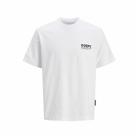 T-shirt à manches courtes homme Jack & Jones Jcodynamic Dust Ss Crew Blanc