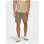 Pantalon Only & Sons Onskal Cargo 0287 Caribou Marron