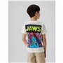 T shirt à manches courtes Enfant Name It Nkmmakai Jaws Nreg Box Sky