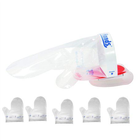 DIRODAL S.R.L. CLEAN HANDS KIT MULTIUSE SIMPLE - HYGIÈNE MAINS ALIMENTS GANT MAGNÉTIQUE BANCON (Transparent)