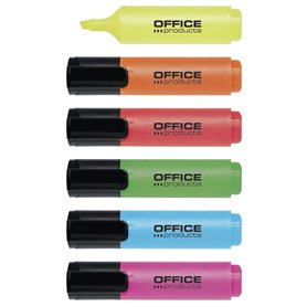 OFFICER PRODUCTS Surligneur 2-5mm (ligne) 6 Pièces Couleurs Assorties / / Type-Classique/Type-Encre Anti-salissure/Couleur-Coule