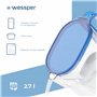 Wessper Carafe Filtrante avec Filtre, Carafe pour porte de réfrigérateur 2,7 L, Cartridges avec Charbon Actif et Résine échangeu