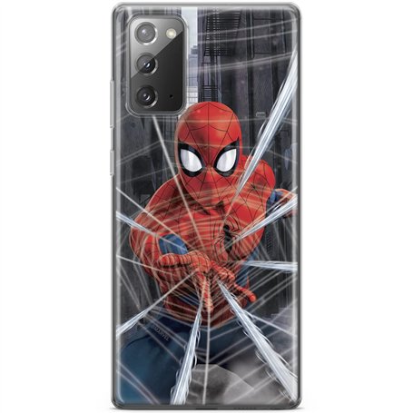 ERT GROUP Coque de téléphone Portable pour Samsung Galaxy Note 20 Original et sous Licence Officielle Marvel Motif Spider Man 00