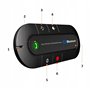 Retoo Kit Mains Libres pour Voiture Bluetooth 5.0, Haut-Parleur Micro Intégré avec Clip Support, Appels Mains Libres, Travailler