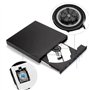 Retoo Lecteur CD Externe USB 3.0 graveur Portable et à Faible Bruit, Lecteur CD DVD RW Drive avec Plug & Play, Slim SuperDrive p