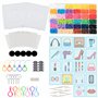 La Manuli Perles à Repasser Set 11 000 Pièces, 26 Supports, 5mm Fusible Perles Bricolage pour Enfants avec Motifs Cosmétiques, C