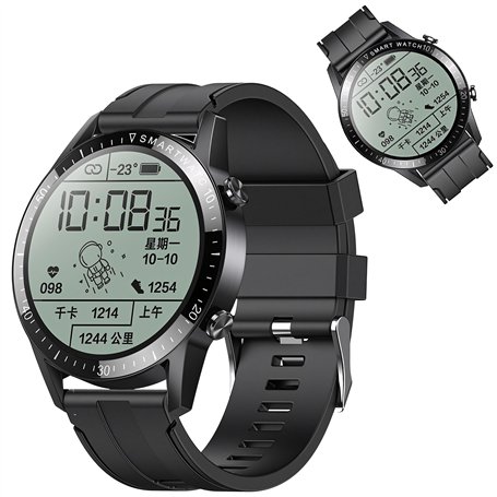 Retoo Montre Connectée avec Fonction Téléphone Affichage 1.44" pour Femme Homme Complet Tactile Fitness Usure GPS Localisateur B