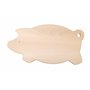 Wooden World - Planche à découper en bois, pour servir des snacks ou pour la décoration de cuisine - en forme de cochon