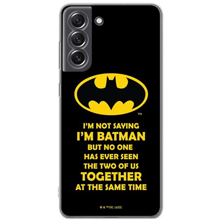 ERT GROUP Coque de téléphone Portable pour Samsung S21 FE Original et sous Licence Officielle DC Motif Batman 053 Parfaitement a