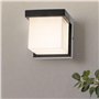 Miratic Applique Murale Exterieur Led 9 W Luminaire Exterieur 750 lm Eclairage Exterieur Led 4000 K Lampe Murale Noir Design Mod