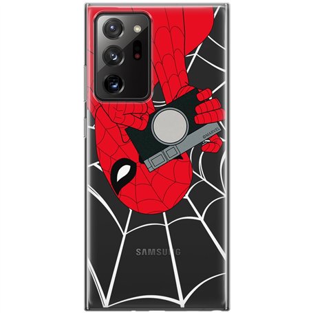 ERT GROUP Coque de téléphone Portable pour Samsung Galaxy Note 20 Ultra Original et sous Licence Officielle Marvel Motif Spider