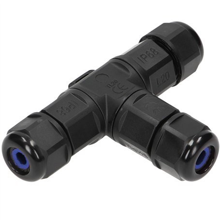 ORNO AE-13602 Connecteur Etanche T Pour Boite Etanche Electrique Exterieur Droit MINI IP68 3x4mm² 450V/25A