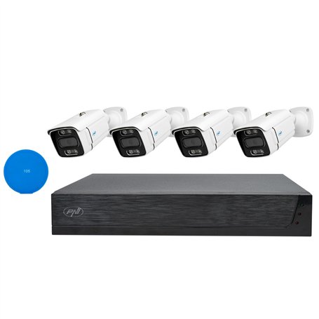 PNI House Kit Vidéo Surveillance IPMAX POE 3