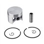 Ensemble de Piston Segment de Piston Circlips d'Axe 50 mm pour Stihl 044 MS440 Tronçonneuse