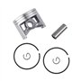 Ensemble de Piston Segment de Piston Circlips d'Axe 50 mm pour Stihl 044 MS440 Tronçonneuse