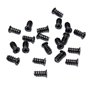EsportsMJJ 20Pcs Computer Pc Boîtier De Refroidissement Ventilateur Vis Noir Pour Les Ventilateurs 60Mm 80Mm 120Mm