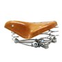TentHome Ressort Selle Vintage Classic Selle de vélo Siège vélo Armature en Acier vis Ressort Rivet, Marron