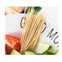 iSeventy9 Lot de 100 cure-dents en bois de bambou pour cocktails et fromages