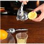 Felly Presse-citron Manuel Presse Agrumes Pour Citron Orange et Fruits (Argenté)