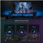 Redragon GS510 Waltz Haut-Parleur de Bureau RVB 2.0 canaux stéréo avec rétroéclairage LED, Basses améliorées et contrôle du Volu
